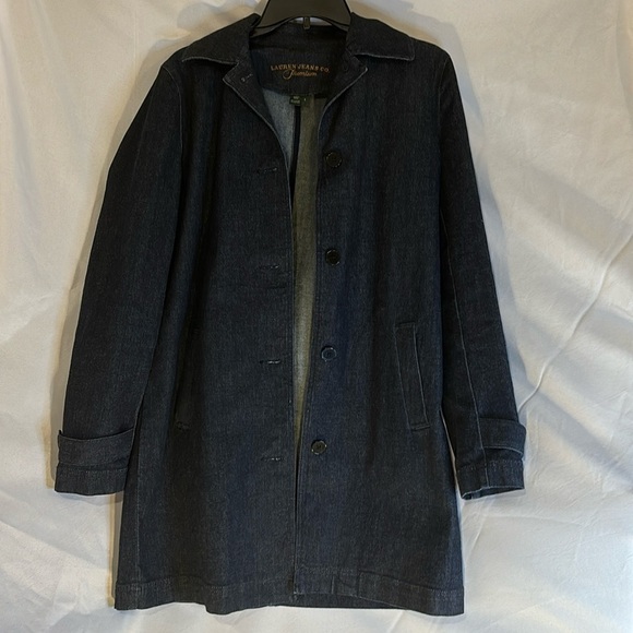 Lauren Jean Company Premium Denim Jacket Size S - Picture 1 of 8